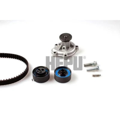 Abbildung von HEPU PK03723 Wasserpumpe + Zahnriemensatz 131 OPEL: Zafira B, Astra H Hatchback, Meriva A