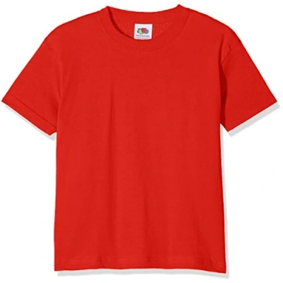 Abbildung von Fruit of the loom Jungen Original T Kids Shirt, Rot (Red 400), Herstellergröße: 140 (9 11)