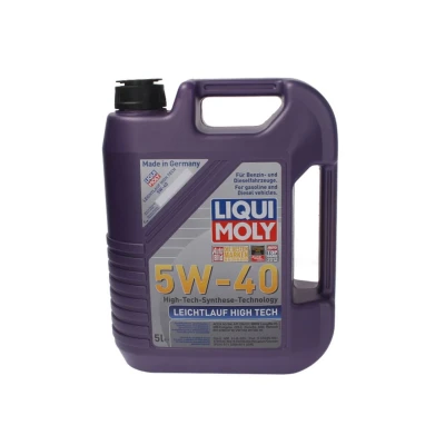 Abbildung von Liqui Moly Leichtlauf High Tech 5W 40 5l Motoröl 2328 BMW: 3 Saloon, 5 VOLKSWAGEN: LT 28 35 II Minibus, Golf 7, PORSCHE: 911 Coupe