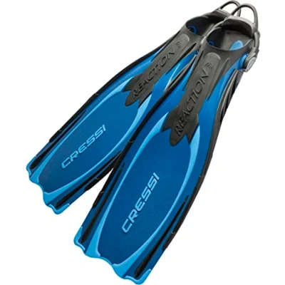 Abbildung von Cressi Reaction EBS Fins Hochleistungstauchflossen mit Strap