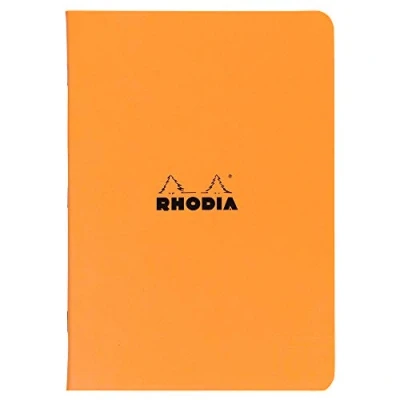 Abbildung von Rhodia 119184C Heft (DIN A5, 14,8 x 21 cm, kariert, 48 Blatt) 1 Stück orange