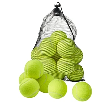 Abbildung von BRAMBLE 15 Tennisbälle für Kinder Tennisball Hund Training, Freizeit, Sandplatz mit Tragetasche