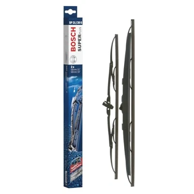 Abbildung von Bosch Automotive Scheibenwischer Super Plus Spoiler SP21/20S, Länge: 530mm/500mm − Set für Frontscheibe Nur Rechtslenker Fahrzeuge (UK)