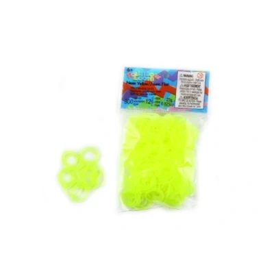 Abbildung von RAINBOW LOOM Elastische Bänder, Neongelb