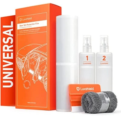 Abbildung von Luxshield Einstiegsleisten Schutz für Auto Universal Größe S im 4er Set Schutzfolie Autotür Zubehör Zierleisten Lackschutzfolie Transparent