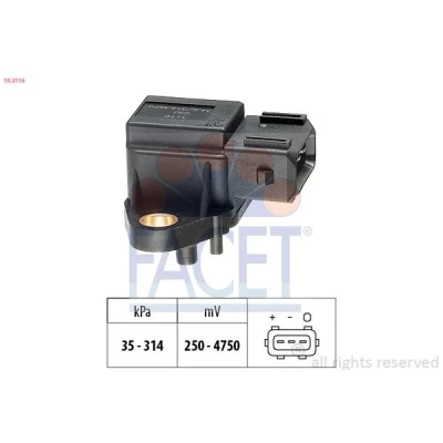 Abbildung von FACET 10.3116 Luftdrucksensor, Höhenanpassung Made in Italy OE Equivalent