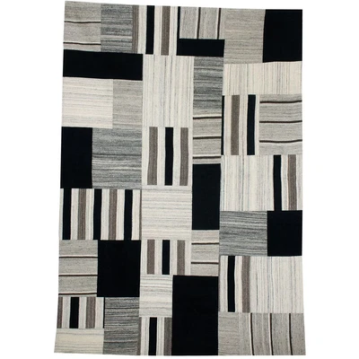 Abbildung von Kayoom Teppich »Radical 325«, rechteckig, 15 mm Höhe, Handgewebter Jacquard Kilim, hochwertige Materialmischung.