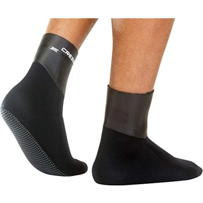 Abbildung von Cressi Sarago Socks (3 or 5mm) Neopren Thermoschuhe 3/5mm, Schwarz, für Erwachsene Unisex