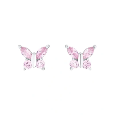 Abbildung von amor Schmetterling Ohrringe für Kinder, Größe: One Size, Rosa