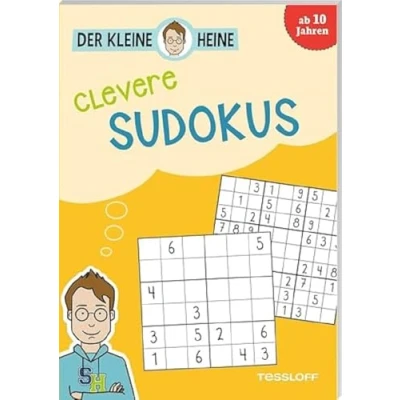 Abbildung von Der kleine Heine. Clevere Sudokus / Verschiedene Schwierigkeitsstufen Mit Zahlen, Buchstaben, Symbolen ab 10 Jahren: Knifflige Rätsel für Kinder Jahren