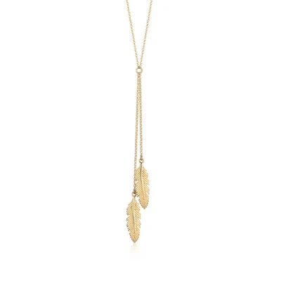 Abbildung von Elli BOHO Feather Halskette goldcoloured, Damen, Größe: 60, Gold/coloured