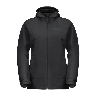 Abbildung von Jack Wolfskin Moonrise 3IN1 W Fleecejacke, Damen, Größe: XXL, Black
