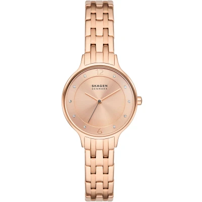 Abbildung von Skagen Anita Lille Watch Uhr Rose goldcoloured, Damen, Größe: One Size, gold coloured