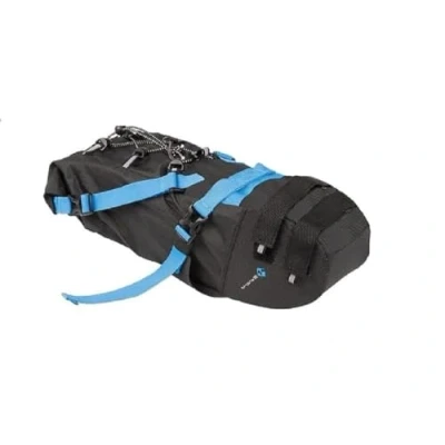Abbildung von M WAVE Unisex Erwachsene Rough Ride Saddle Fahrrad Satteltasche, blau, ca. 46x9x11 cm