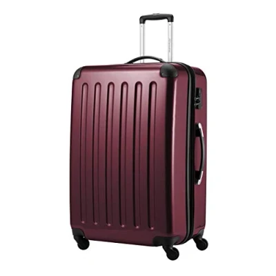 Abbildung von HAUPTSTADTKOFFER Alex Großer Hartschalen Koffer, 4 Doppel Rollen, Trolley, Rollkoffer, Reisekoffer, Volumenerweiterung, 75 cm, 119 Liter, Burgund