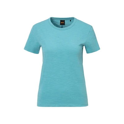 Abbildung von BOSS ESLA Tshirt basic, Damen, Größe: XS, Bright blue