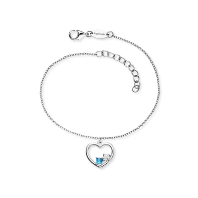 Abbildung von Engelsrufer Armband »Yin Yang Herz« Made in Germany mit Zirkonia (synth.)