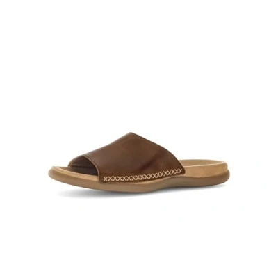 Abbildung von Gabor Damen Pantoletten, Frauen Slipper,Best Fitting,Sandalen,Freizeitschuhe,Schlupfschuhe,schluepfschuhe,Slides,Slip ons,Peanut,39 EU / 6 UK