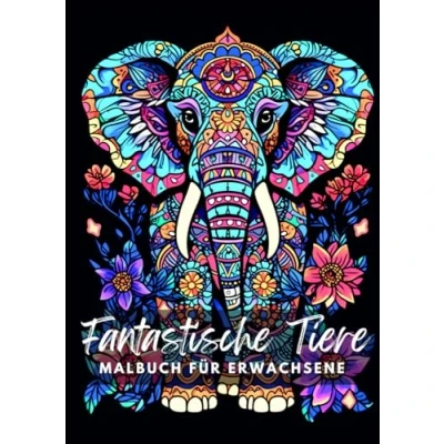 Abbildung von Fantastische Tiere: Malbuch für Erwachsene mit Tieren im Mandala Stil