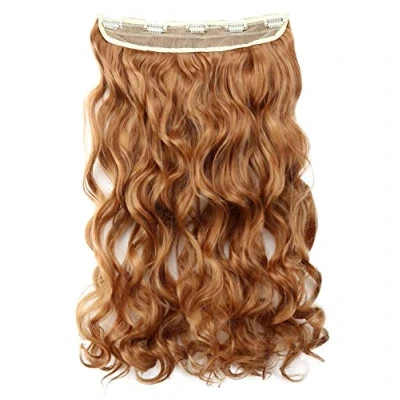 Abbildung von CAISHA 55cm 1 Teilig CLIP IN EXTENSIONS Sophia Haarteil Gewellt Kupferbraun C66