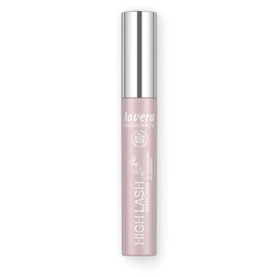 Abbildung von lavera High Lash Mascara verlängernder Effekt präzises Auftragen Wimpern ohne Grenzen vegan Naturkosmetik 5,5 ml