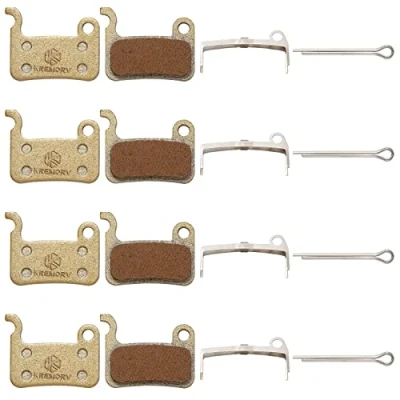 Abbildung von KREMORV Bremsbeläge für Shimano Deore XT XTR LX SLX Hone Alfine Saint 4 Paar Scheibenbremsbeläge A01S M06 M07 M07Ti M07S Ashima APV PCB TRP Dash
