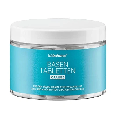 Abbildung von tri.balance Basentabletten Orange 225 Tabletten 1er Pack I Pro Mit Zink zur Entsäuerung Für den Säure Basen Stoffwechsel vegan