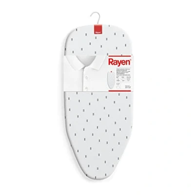 Abbildung von Rayen Tischbügelbrett Kompaktes Klappdesign Mit Metallgitter Aufhängbar Bedruckt Maße: 73,5 x 31,5 cm