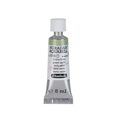Abbildung von Schmincke HORADAM® AQUARELL feinste Künstler Aquarellfarben, Grüne Erde 5 ml