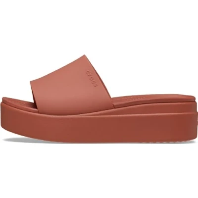 Abbildung von Crocs Brooklyn Pantolette hoch, Damen, Größe: 37.5, Spice Kunststoff