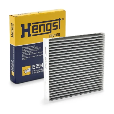 Abbildung von HENGST FILTER E2945LC Innenraumfilter Aktivkohlefilter 192 214 30 TOYOTA: Avensis III Estate, RAV4 Off Road, Verso, LEXUS: IS 2, LS IV