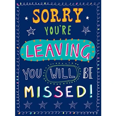 Abbildung von Piccadilly Greetings Traditionelle große Karte, 30,5 x 22,9 cm, Orange