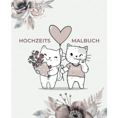 Abbildung von Hochzeitsmalbuch: 30 Seiten Kinderbeschäftigung auf der Hochzeit: Malbuch für Kinder Geschlechtsneutral