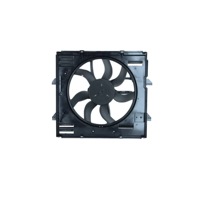 Abbildung von NRF 47921 Lüfter 495 12 600 mit Kühlerlüfterrahmen (Zarge), bürstenloser Motor