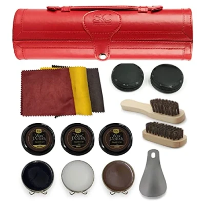 Abbildung von Stone and Clark Unisex 1 Schuhpflege Set, Gehäuse: Hot Red