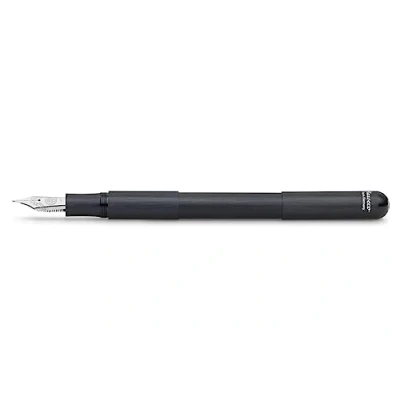 Abbildung von Kaweco SUPRA Füllfederhalter Black I Exklusiver Füllhalter für Tintenpatronen mit hochwertiger Stahlfeder inkl. Retro Metallbox Messing Füller Länge 95 165 mm Federbreite: EF (Extra Fein)