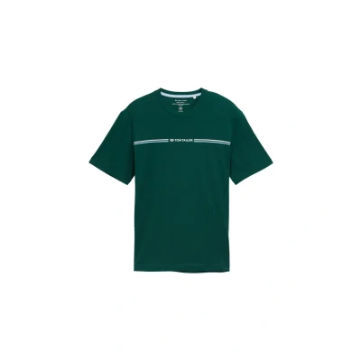 Abbildung von TOM TAILOR T Shirt, mit großem Logofrontprint