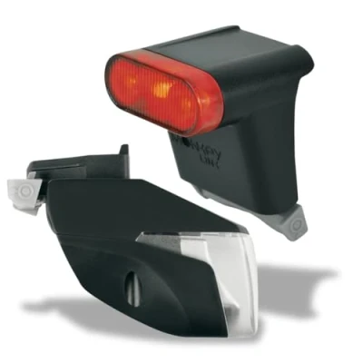Abbildung von MonkeyLink Light 50 LUX Set Connect Beleuchtungsset fürs Fahrrad, Fahrradzubehör, Fahrradbeleuchtung für vorne und hinten, magnetische Befestigung, Fester Halt, mit StVZO Zulassung, Schwarz