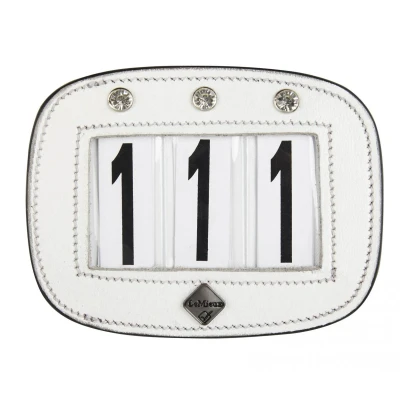Abbildung von LeMieux Kopfnummern Saddle Pad Diamant Weiß