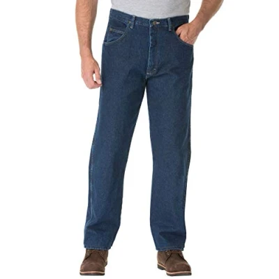 Abbildung von Wrangler Herren Big &amp; Tall Rugged Wear Relaxed Fit Jeans Blau 44W / 34L