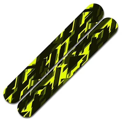 Abbildung von Finest Folia Fahrrad Kettenstreben Schutz Aufkleber Folie Lackschutz R160 (13 Future Neon Gelb)