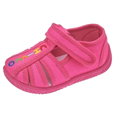 Abbildung von Chicco, Hausschuhe für Kinder, Kinderschuhe den Kindergarten und, mit Praktischem Klettverschluss, Italienisches Design, Fuchsie 3, 26 EU