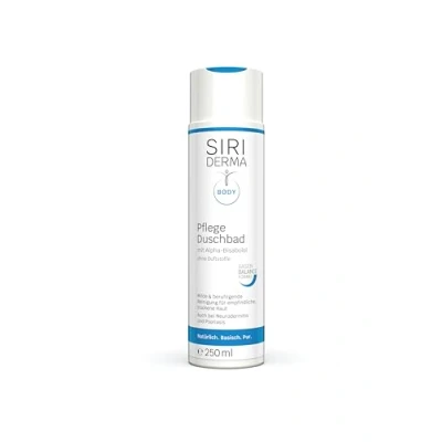 Abbildung von SIRIDERMA Basisches Pflege Duschbad Ohne Duftstoffe 250 ml Alkohol Veganes Duschgel für extrem empfindliche Haut