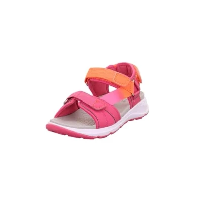 Abbildung von Superfit Criss Cross Riemensandalette für Kinder, Größe: 29, Pink/orange Schuhe