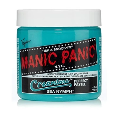 Abbildung von Manic Panic Sea Nymph Pastel Classic Creme, Vegan, Cruelty Free, Green Semi Permanent Hair Dye 118ml