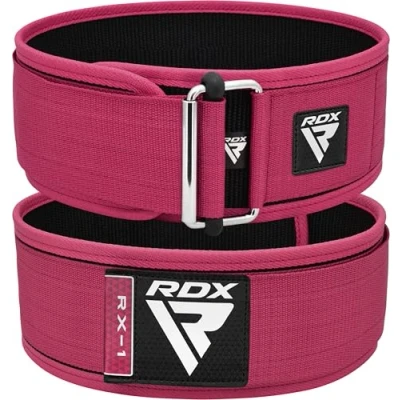 Abbildung von RDX 4 Gewichthebergürtel, Auto Lock Trainingsgürtel, Powerlifting Krafttraining Bodybuilding Fitness Gürtel, Gepolstert Gewichtheben Gym Weight Lifting Belt, Männer Damen Kreuzheben Workout