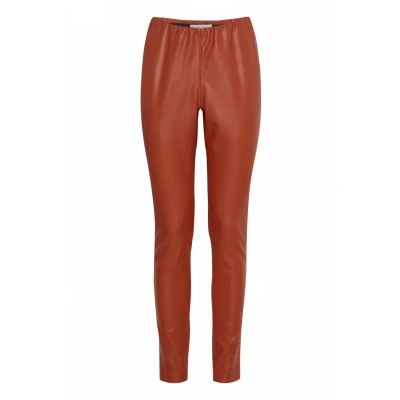 Abbildung von ICHI Ihcomano LE2 Stoffhose, Damen, Größe: 38, Rooibos tea