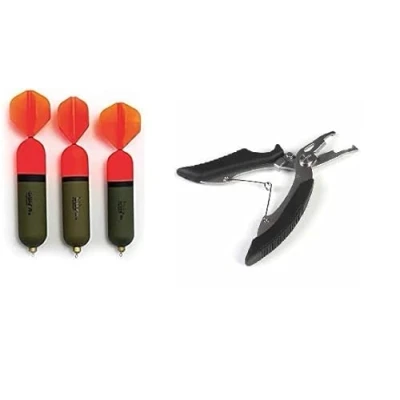 Abbildung von blntackle76 Set 3 x Behr Raubfischpose mit Segel (1x 15gr, 1x 20gr, 25gr) + gratis Angelschere
