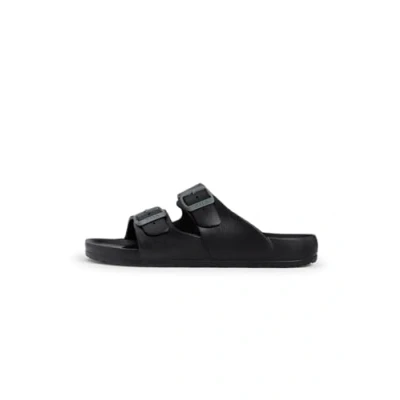 Abbildung von Fila Pantolette flach, Herren, Größe: 47, Black Kunststoff