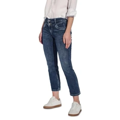 Abbildung von Street One Jeans Tapered Fit, Damen, Größe: 27, Blau
